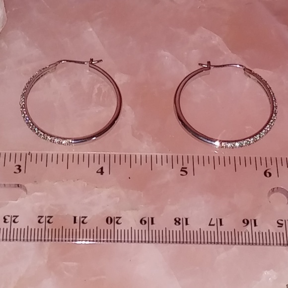 Epiphany Platinum Clad 925 Bangle Bracelet/Earings - Picture 6 of 8